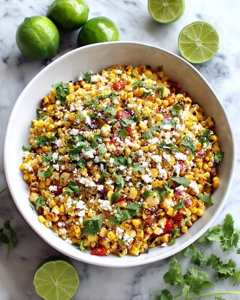 Chili-Lime Grilled Corn Salad Recipe