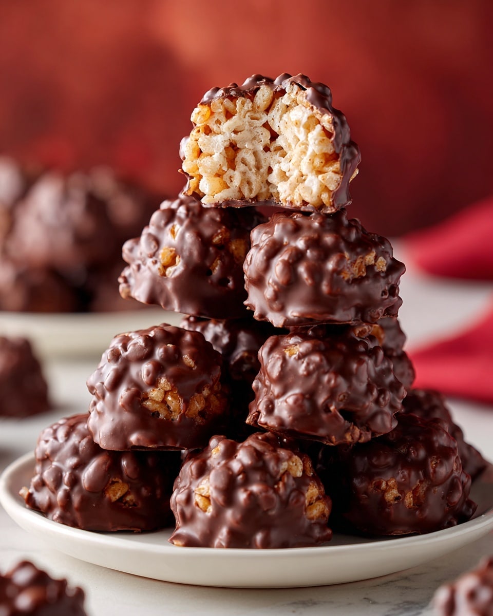 Chocolate Rice Krispie Balls Recipe - Recipe Image