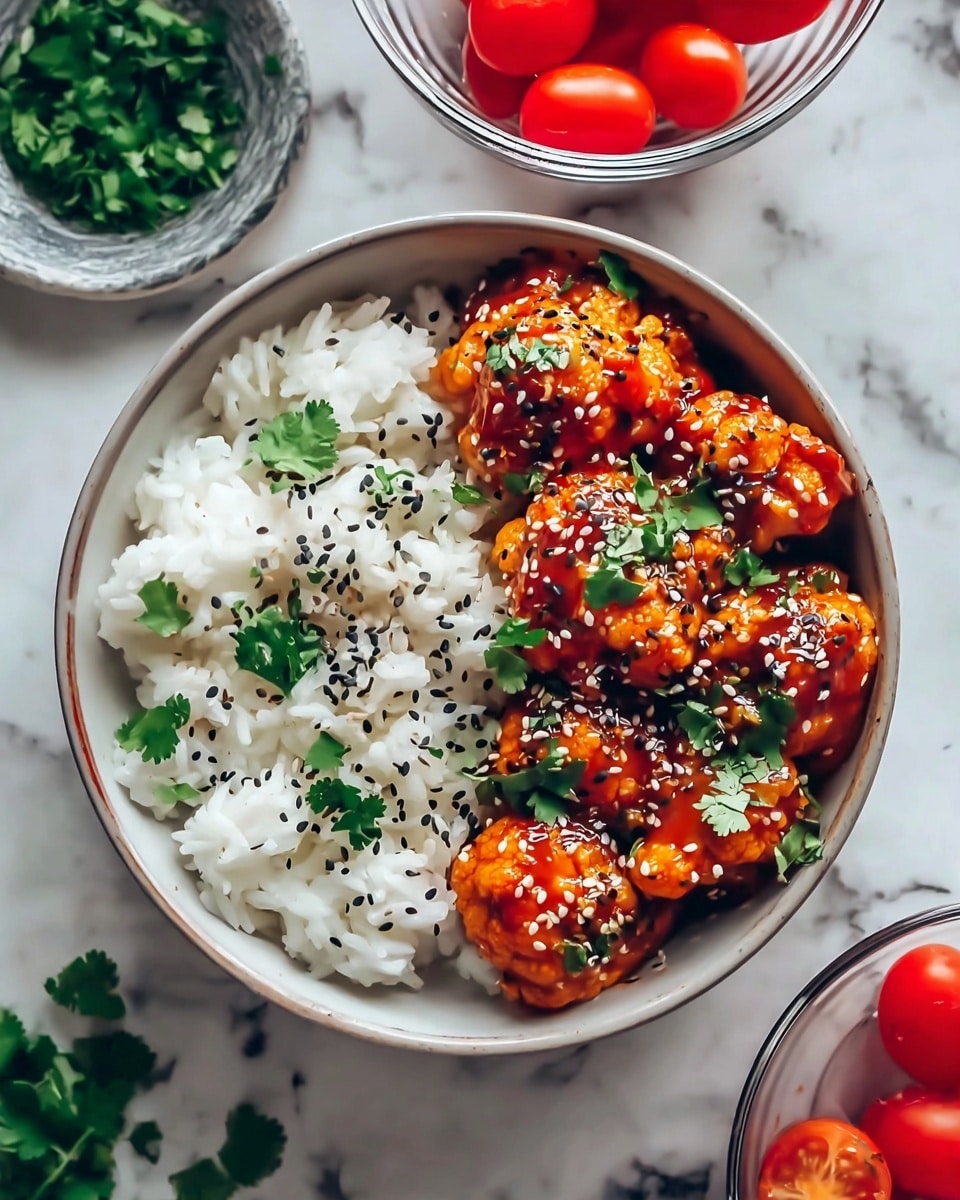 Sticky Sesame Cauliflower (Vegan Recipe) Recipe 6 Sticky Sesame Cauliflower (Vegan Recipe) Recipe - Recipe Image