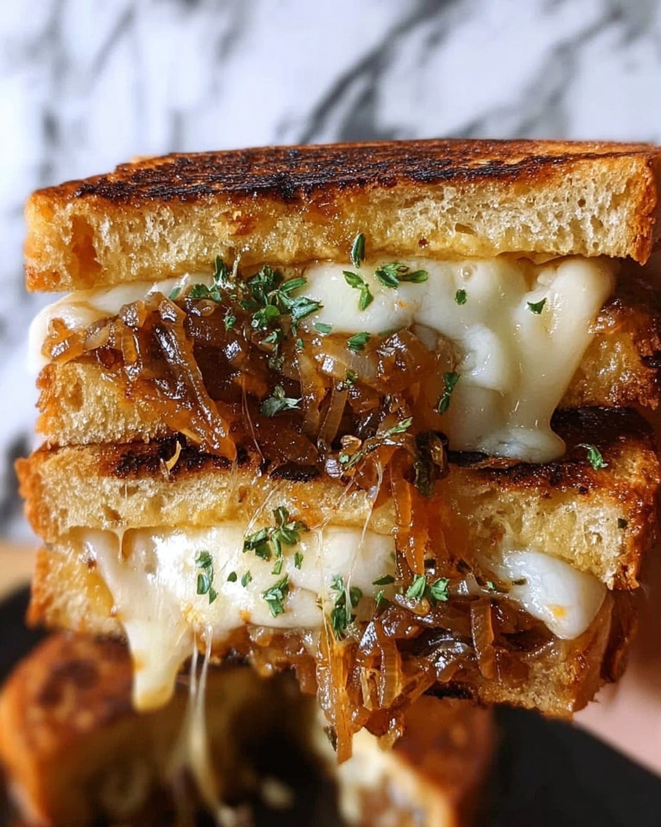 French Onion Grilled Cheese Recipe - Recipe Image