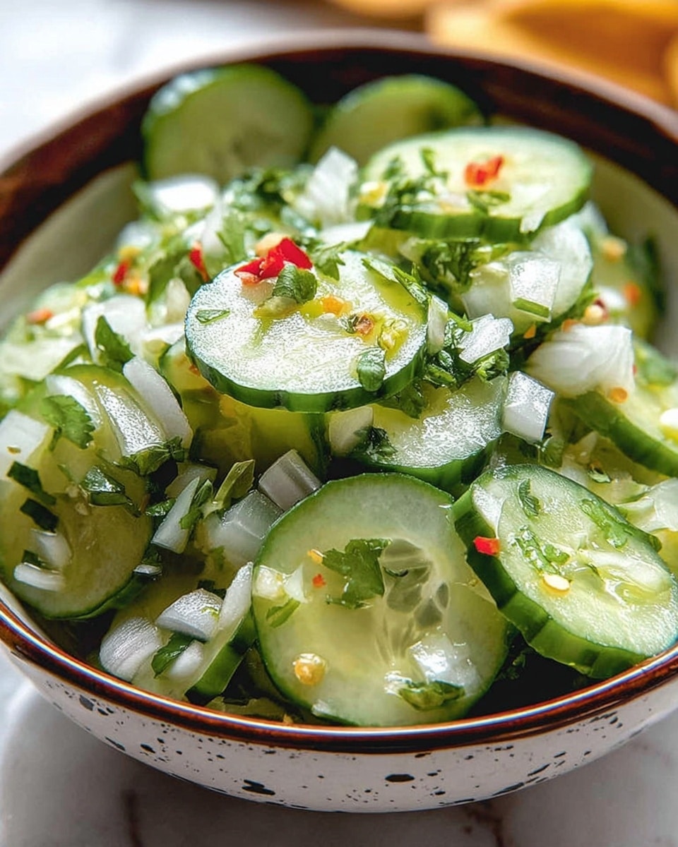 Mexican-Style Pickled Cucumbers Recipe - Recipe Image