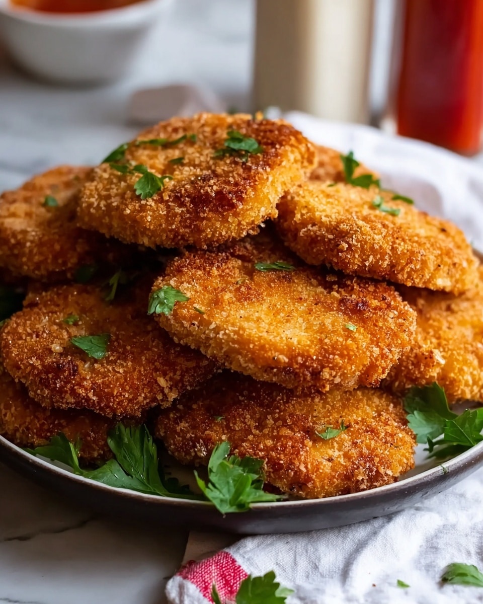 Crispy Chicken Cutlets Recipe 6 Crispy Chicken Cutlets Recipe - Recipe Image