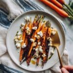Oven Roasted Carrots with Goat Cheese Recipe