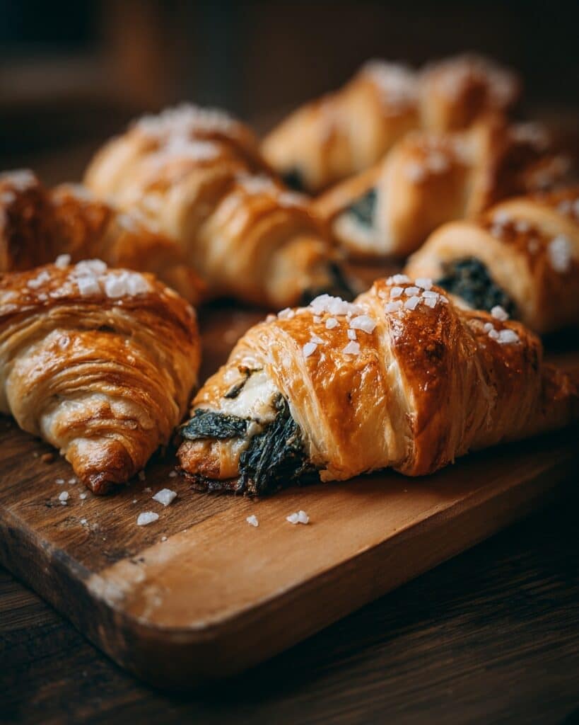 Spinach and Feta Puff Pastry Twists Recipe