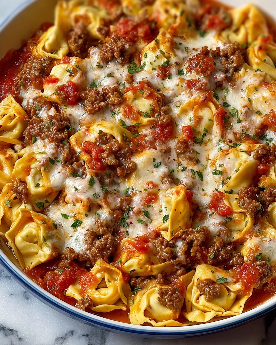 Meat Lovers Pizza Tortellini Recipe - Recipe Image