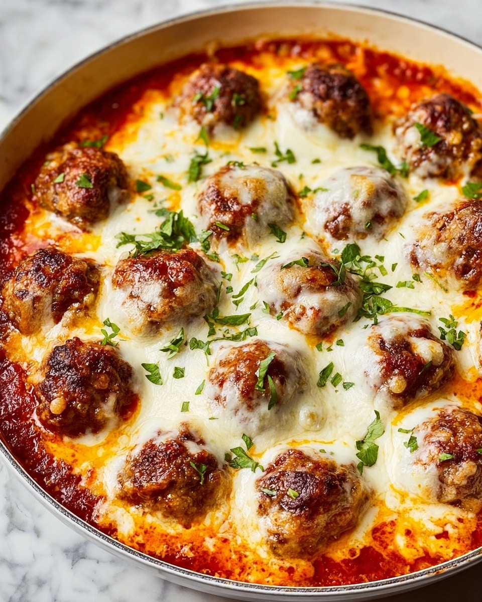 Meatball Casserole with Melted Mozzarella and Mashed Potatoes Recipe 6 Meatball Casserole with Melted Mozzarella and Mashed Potatoes Recipe - Recipe Image