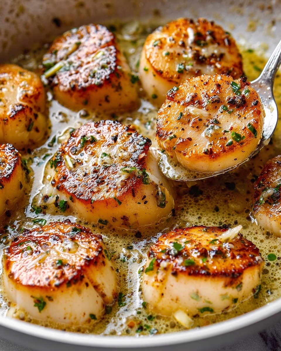 Pan Seared Scallops with Lemon Garlic Sauce Recipe 6 Pan Seared Scallops with Lemon Garlic Sauce Recipe - Recipe Image