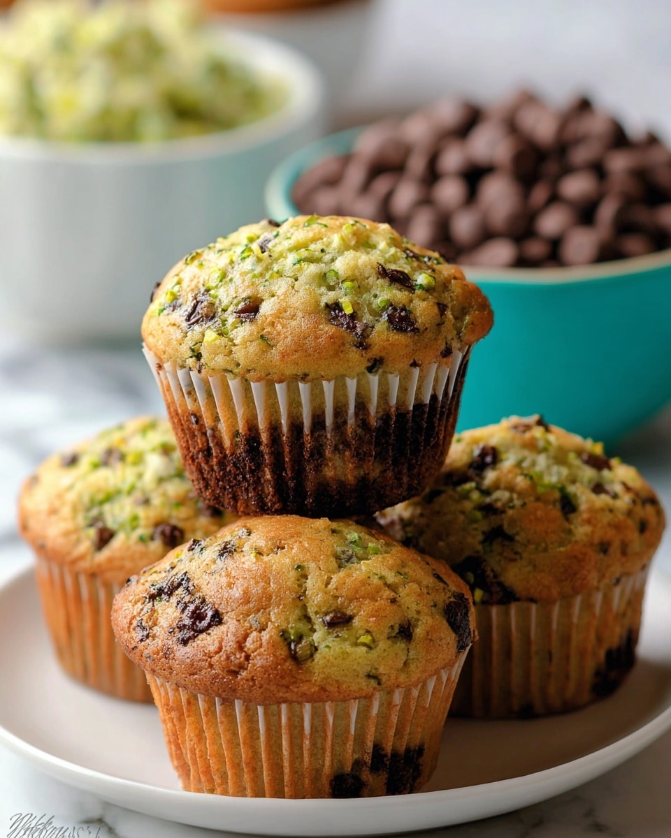 Chocolate Chip Zucchini Muffins Recipe - Recipe Image