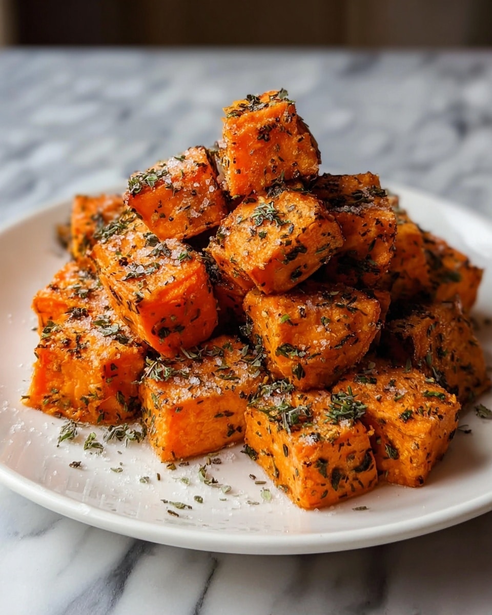 Crispy Baked Sweet Potato Bites with Parmesan Herb Butter Recipe 6 Crispy Baked Sweet Potato Bites with Parmesan Herb Butter Recipe - Recipe Image