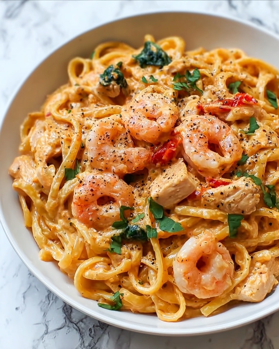 Cajun Chicken and Shrimp Pasta Recipe 6 Cajun Chicken and Shrimp Pasta Recipe - Recipe Image