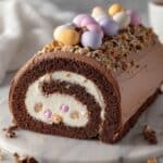 Easter Chocolate Log Cake Recipe