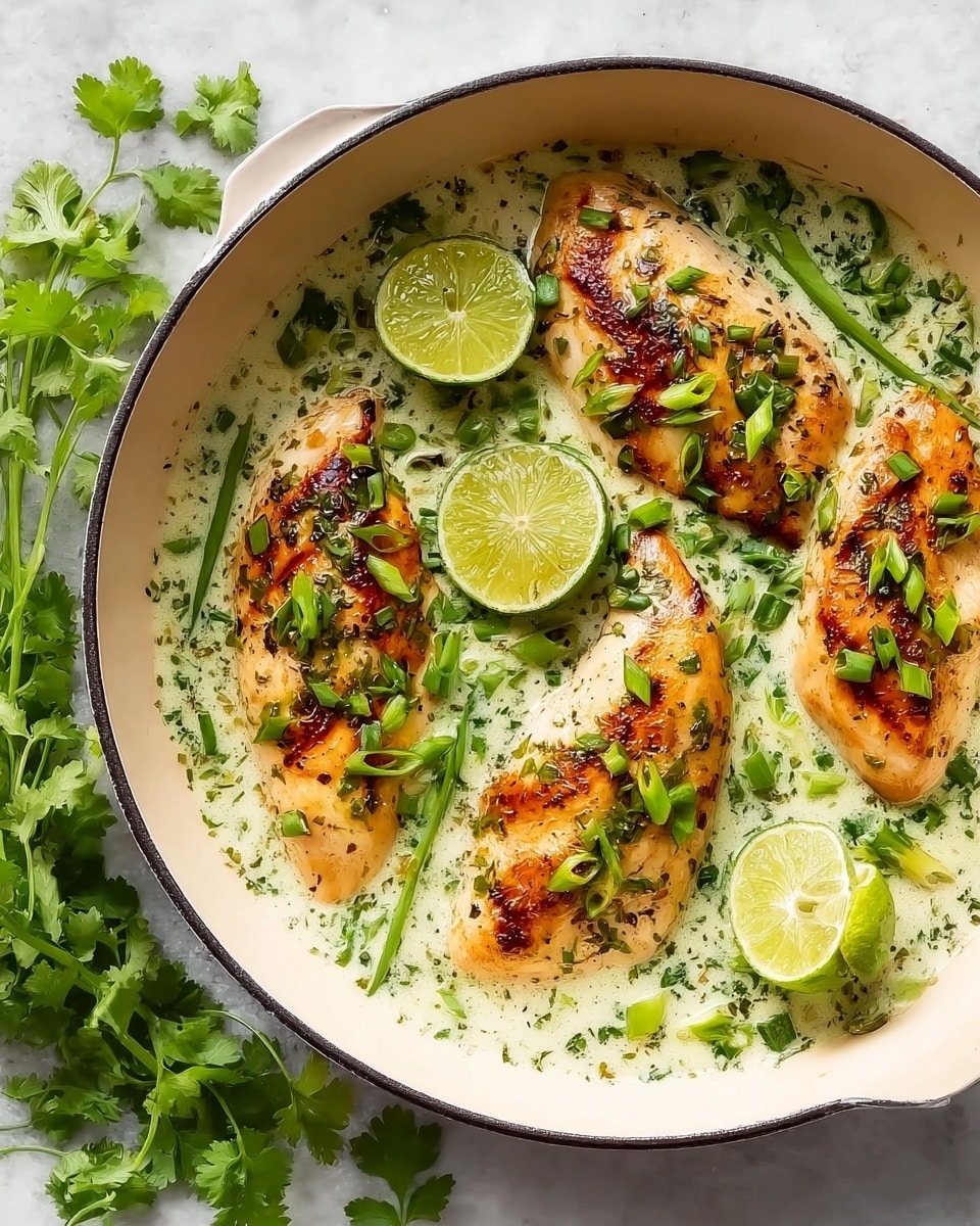 Creamy Coconut Lime Chicken Recipe - Recipe Image