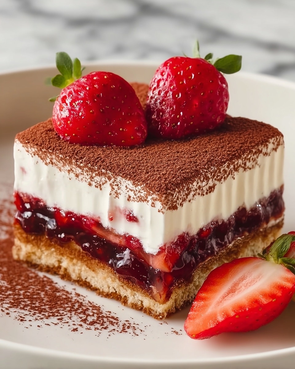 Strawberry Tiramisu Recipe - Recipe Image