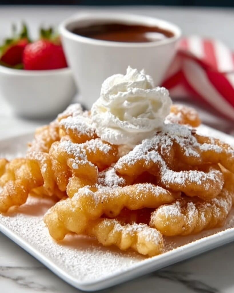 Easy Funnel Cake Fries Recipe