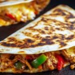 Blackstone Chicken Fajita Quesadillas Recipe