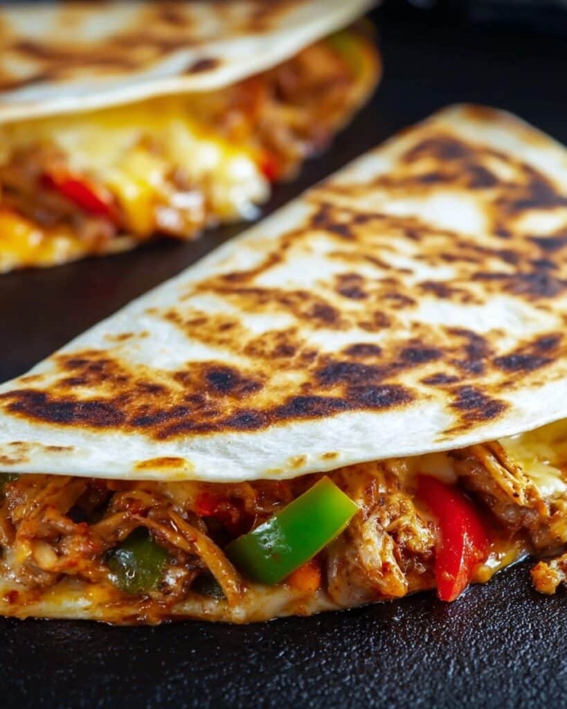 Blackstone Chicken Fajita Quesadillas Recipe