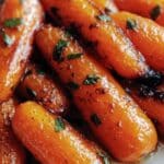 Honey Garlic Butter Roasted Carrots Recipe