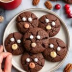Chocolate Peanut Butter Reindeer Cookies Recipe
