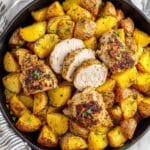 Garlic Butter Chicken and Potatoes Skillet Recipe