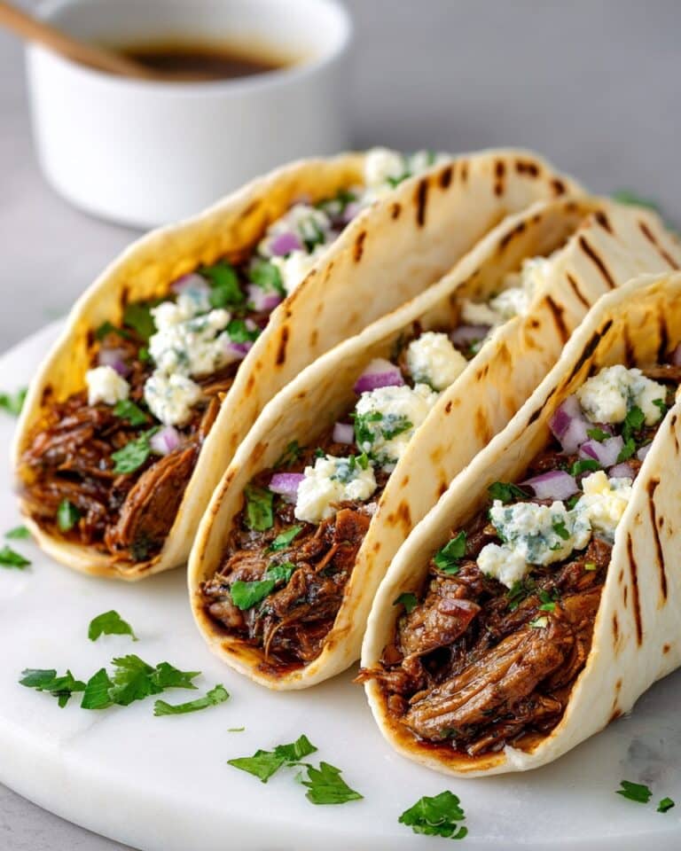Slow Cooker BBQ Beef Brisket Tacos Recipe