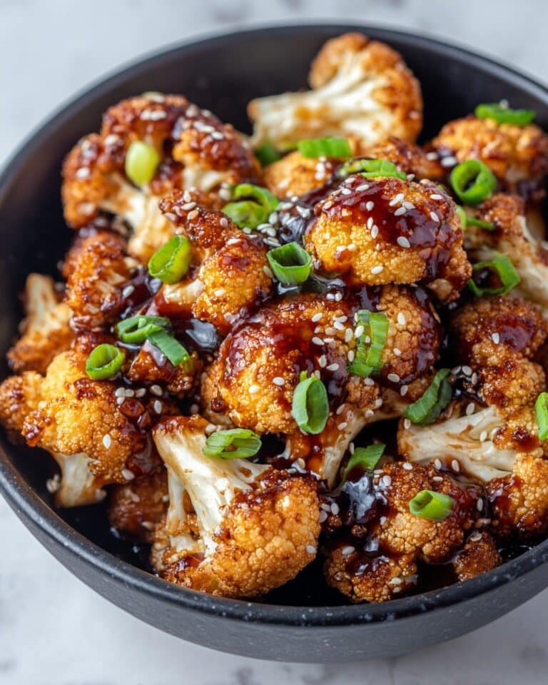Sweet Spicy Baked Cauliflower Recipe