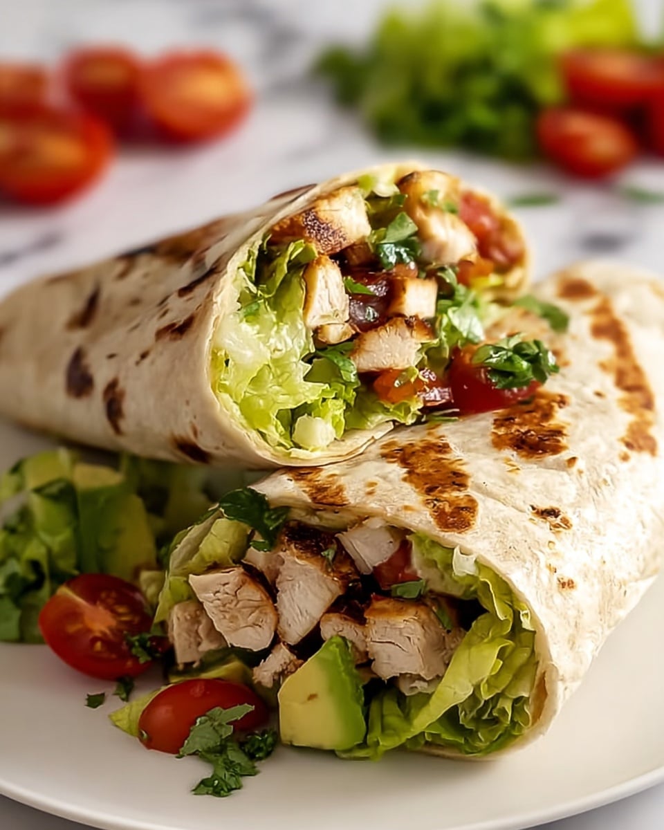 Chicken Avocado Wrap Recipe - Recipe Image