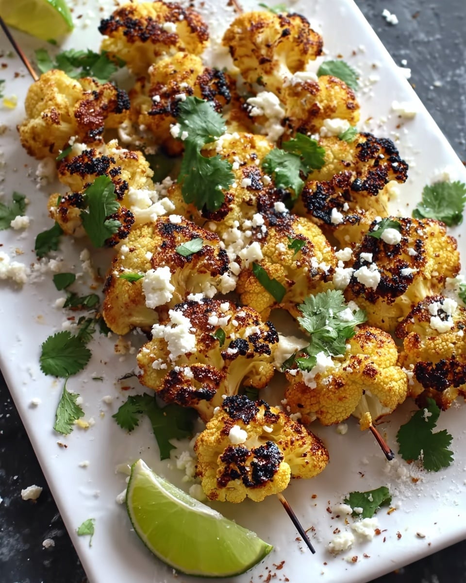 Mexican Street Style Grilled Cauliflower Recipe - Recipe Image