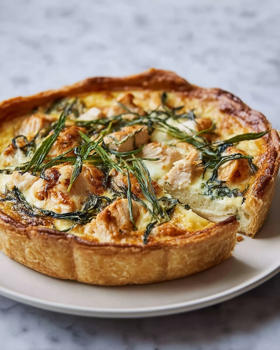 Crab and Tarragon Tart Recipe - Recipe Image