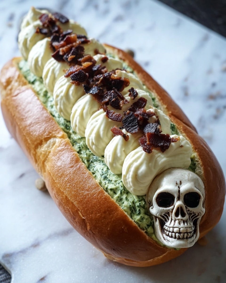 Halloween Lipton Spinach Dip in a Coffin Bread Bowl Recipe 6 Halloween Lipton Spinach Dip in a Coffin Bread Bowl Recipe - Recipe Image