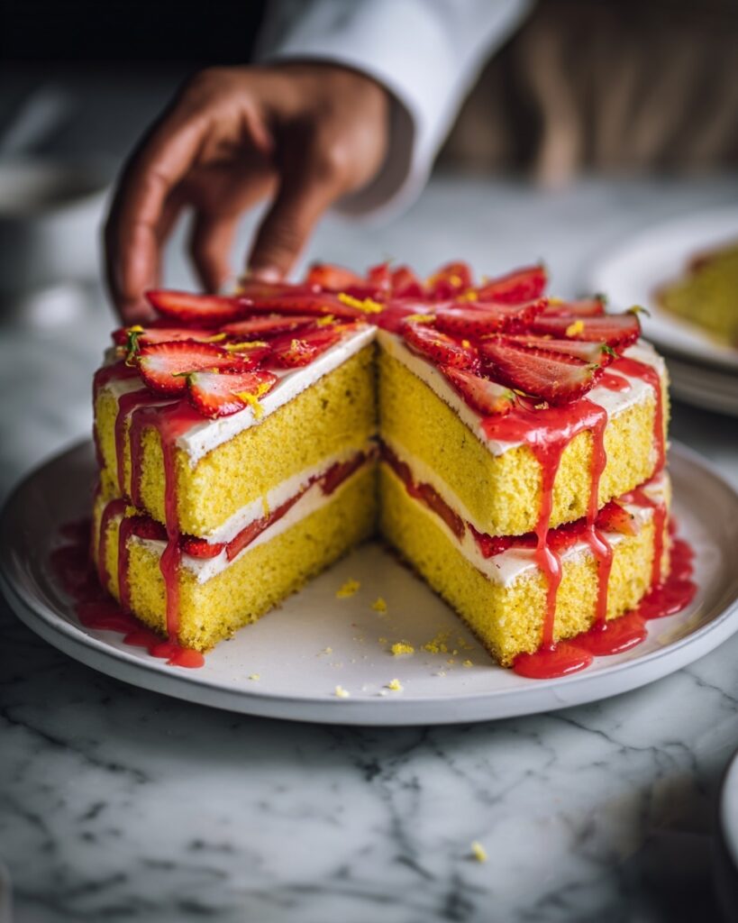 Strawberry Pineapple Pound Cake Recipe