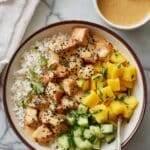Thai Peanut Chicken Bowl Recipe