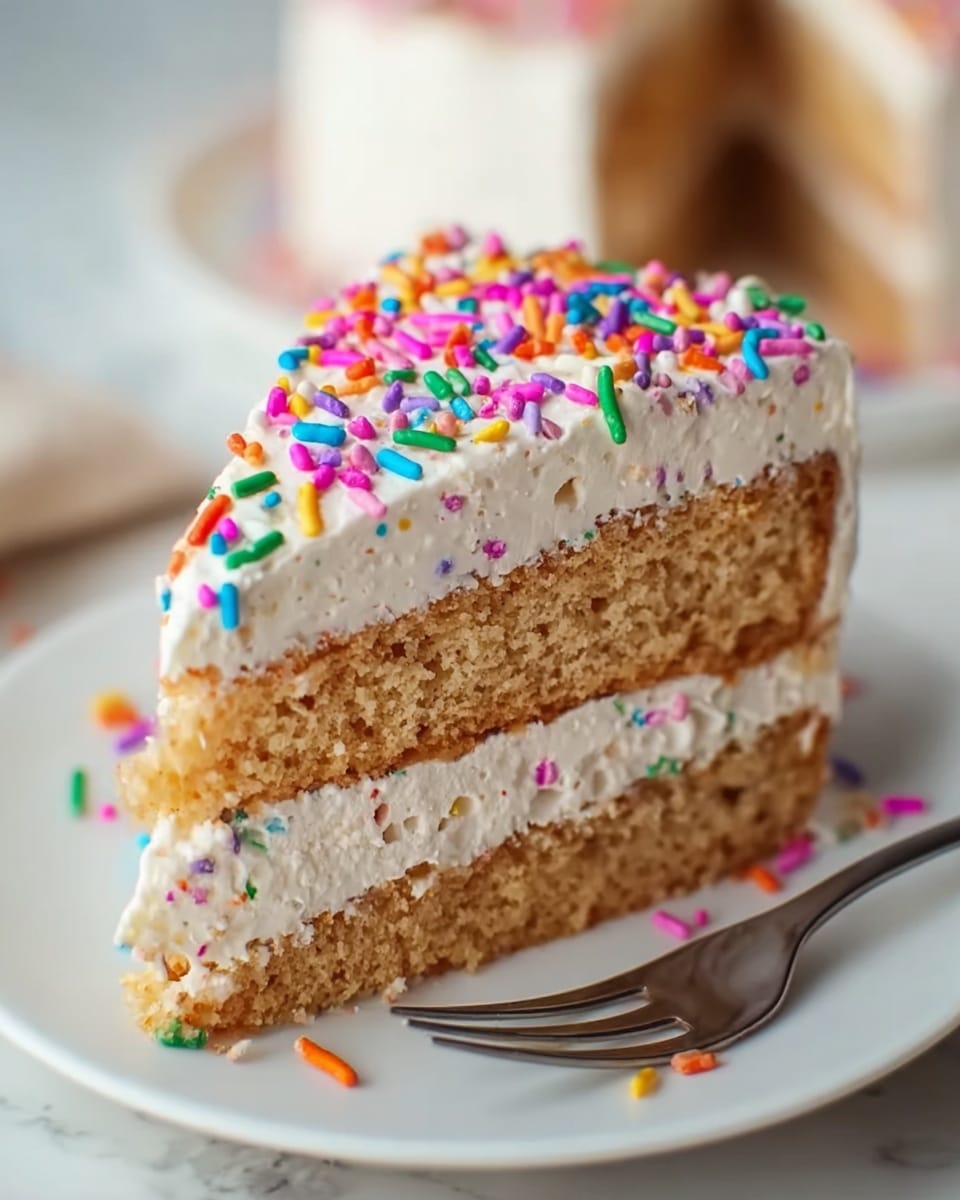 No Bake Rainbow Birthday Cake Delight Recipe - Recipe Image