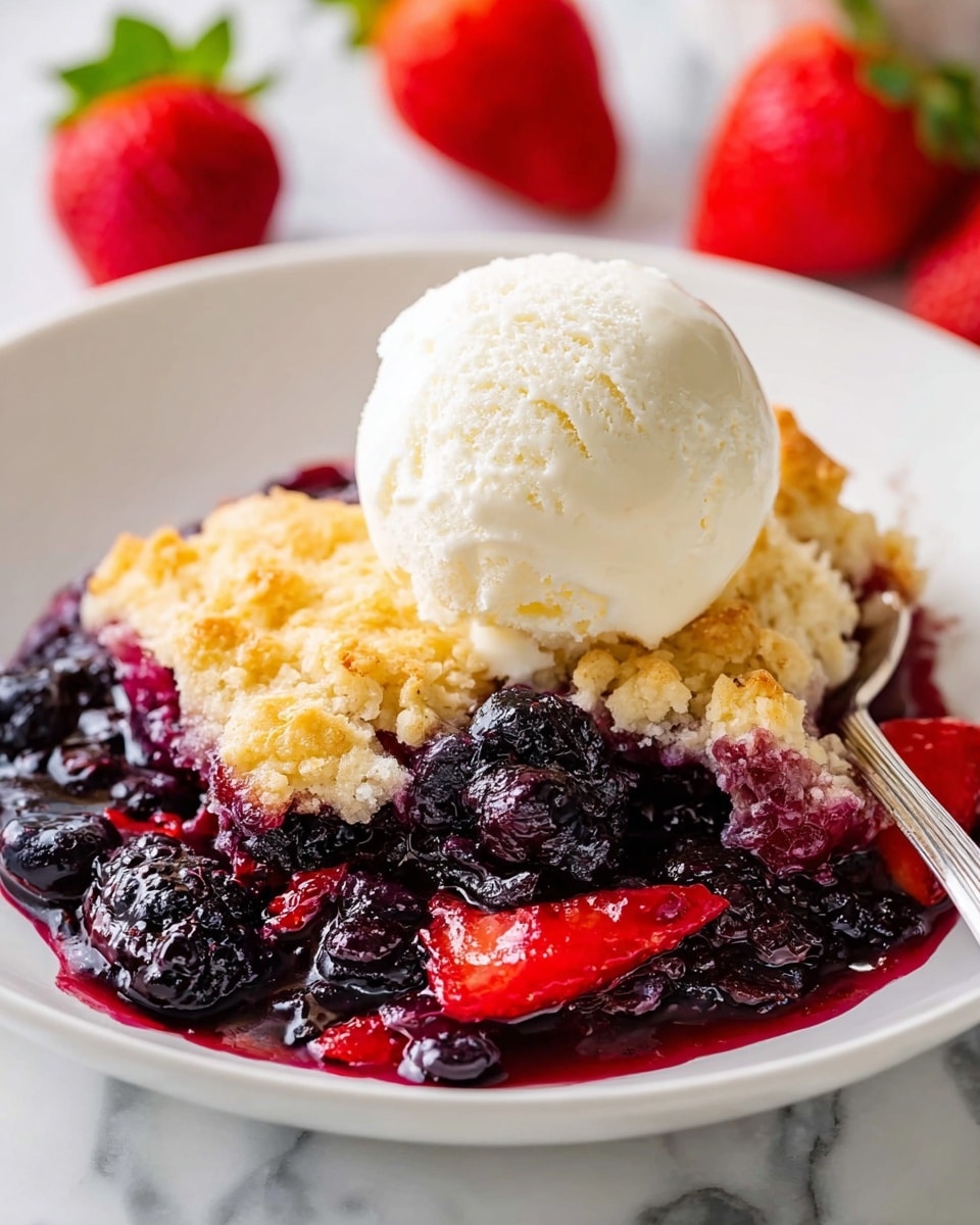 Mixed Berry Cobbler Recipe - Recipe Image