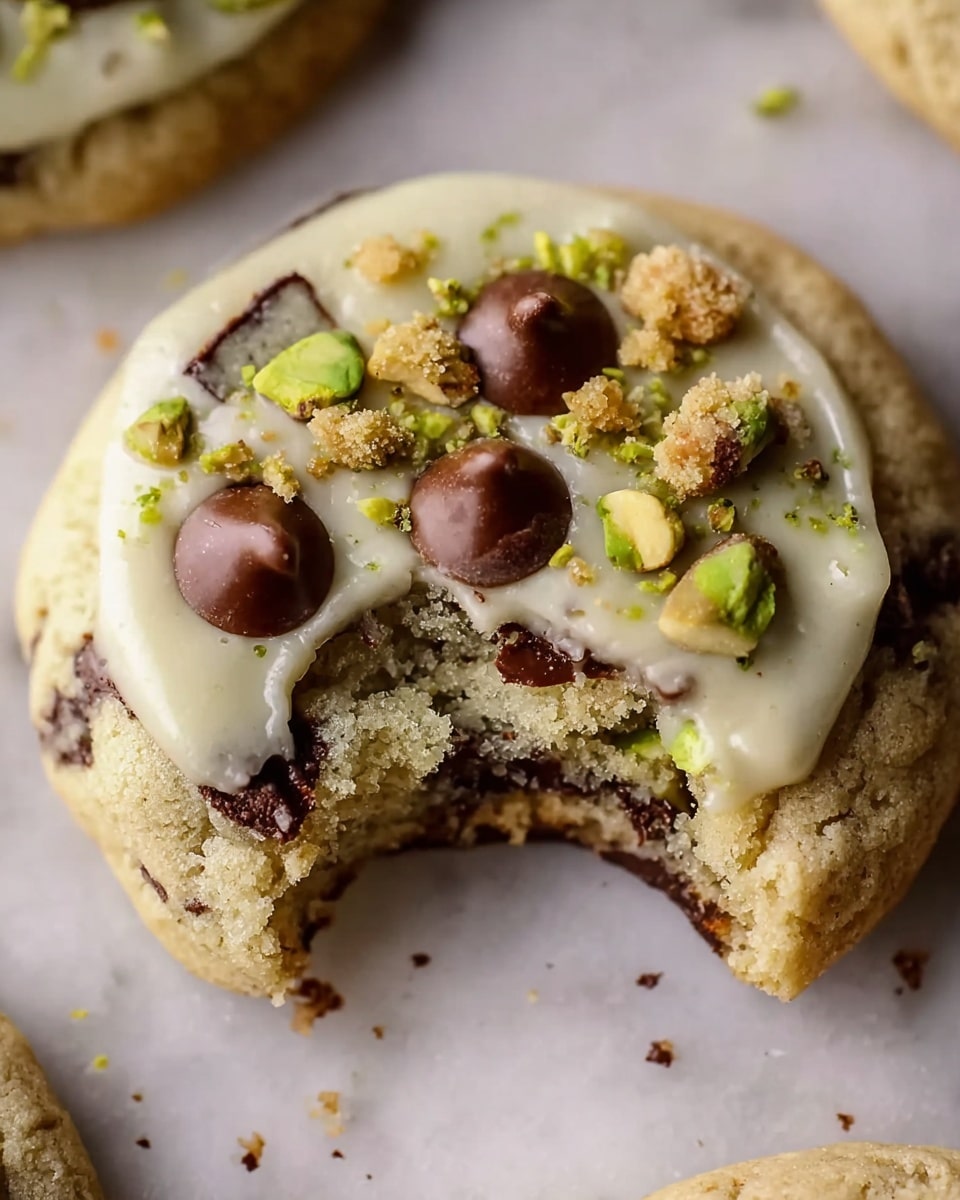 Pistachio Cream Chocolate Chip Cookies Recipe 6 Pistachio Cream Chocolate Chip Cookies Recipe - Recipe Image