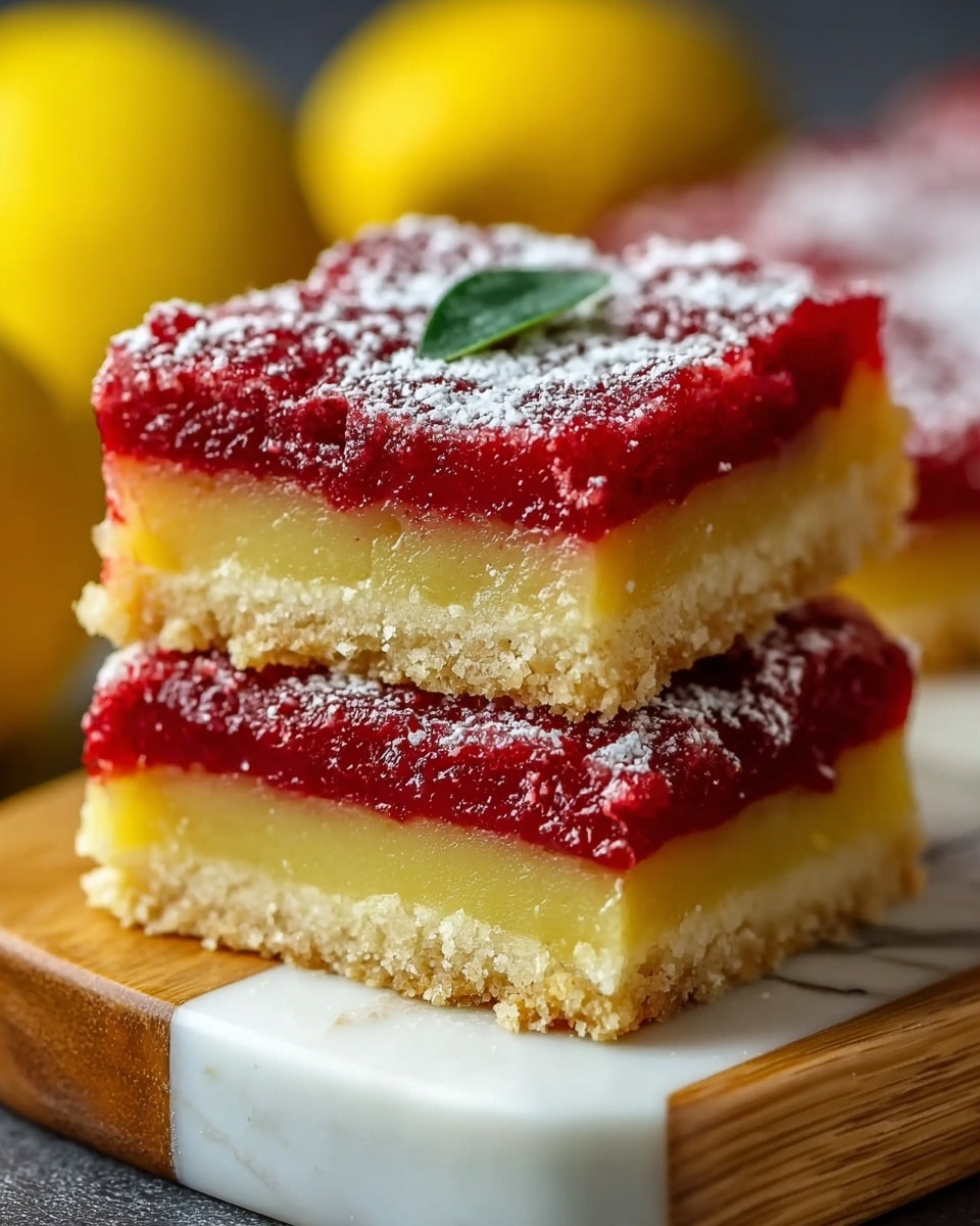 Raspberry Lemon Bars Recipe - Recipe Image