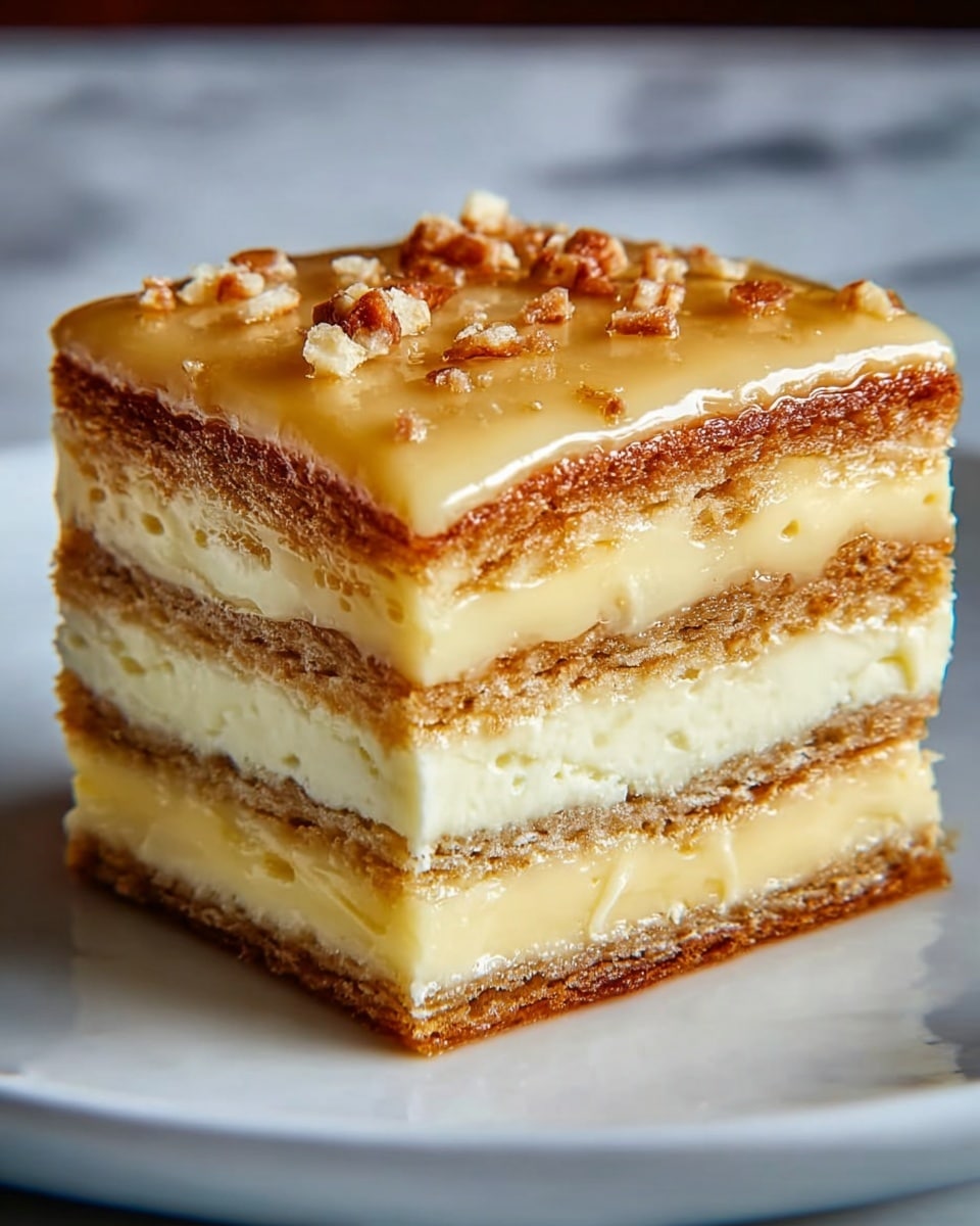 German Bee Sting Cake (Bienenstich) Recipe - Recipe Image