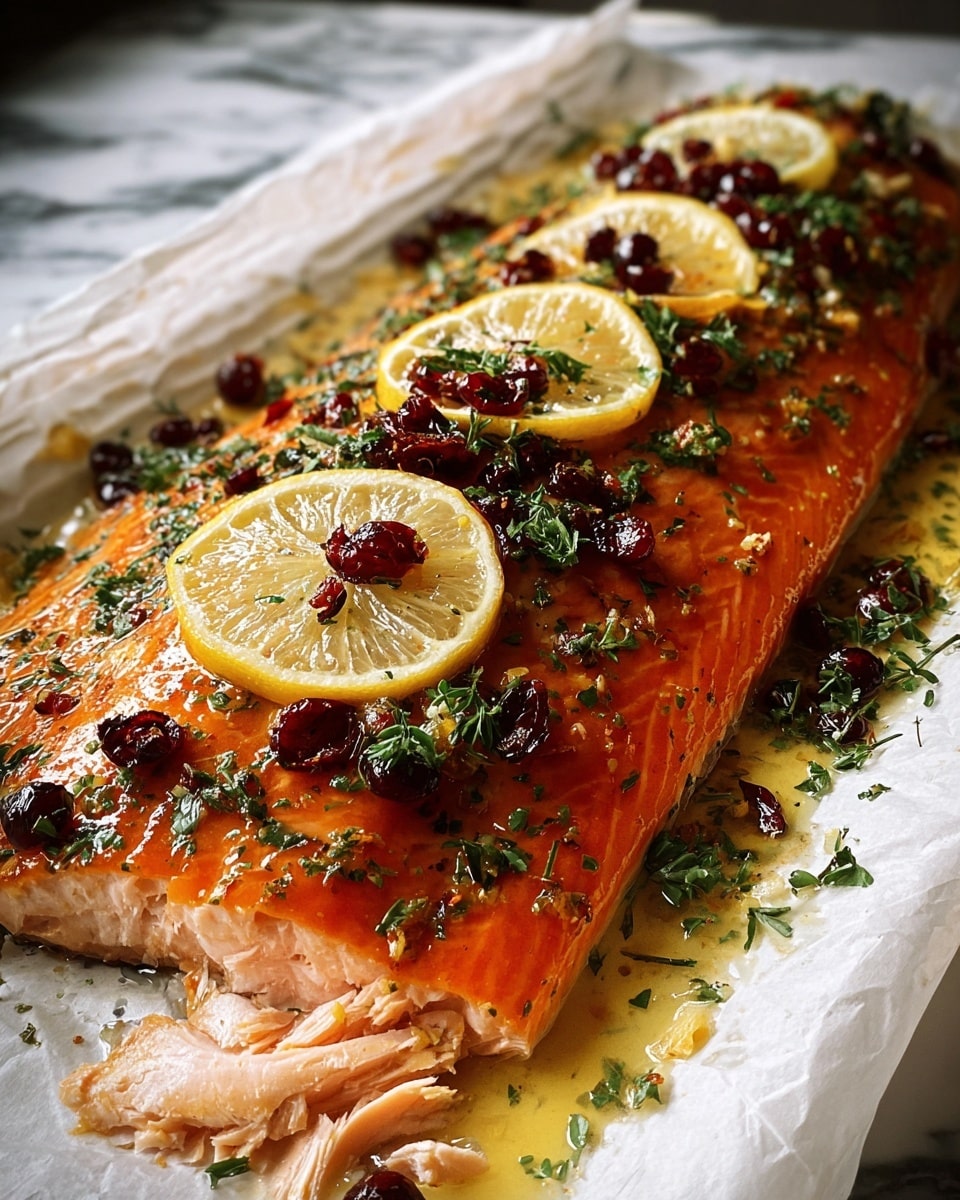 Christmas Baked Salmon: Easy & Make-Ahead Recipe - Recipe Image