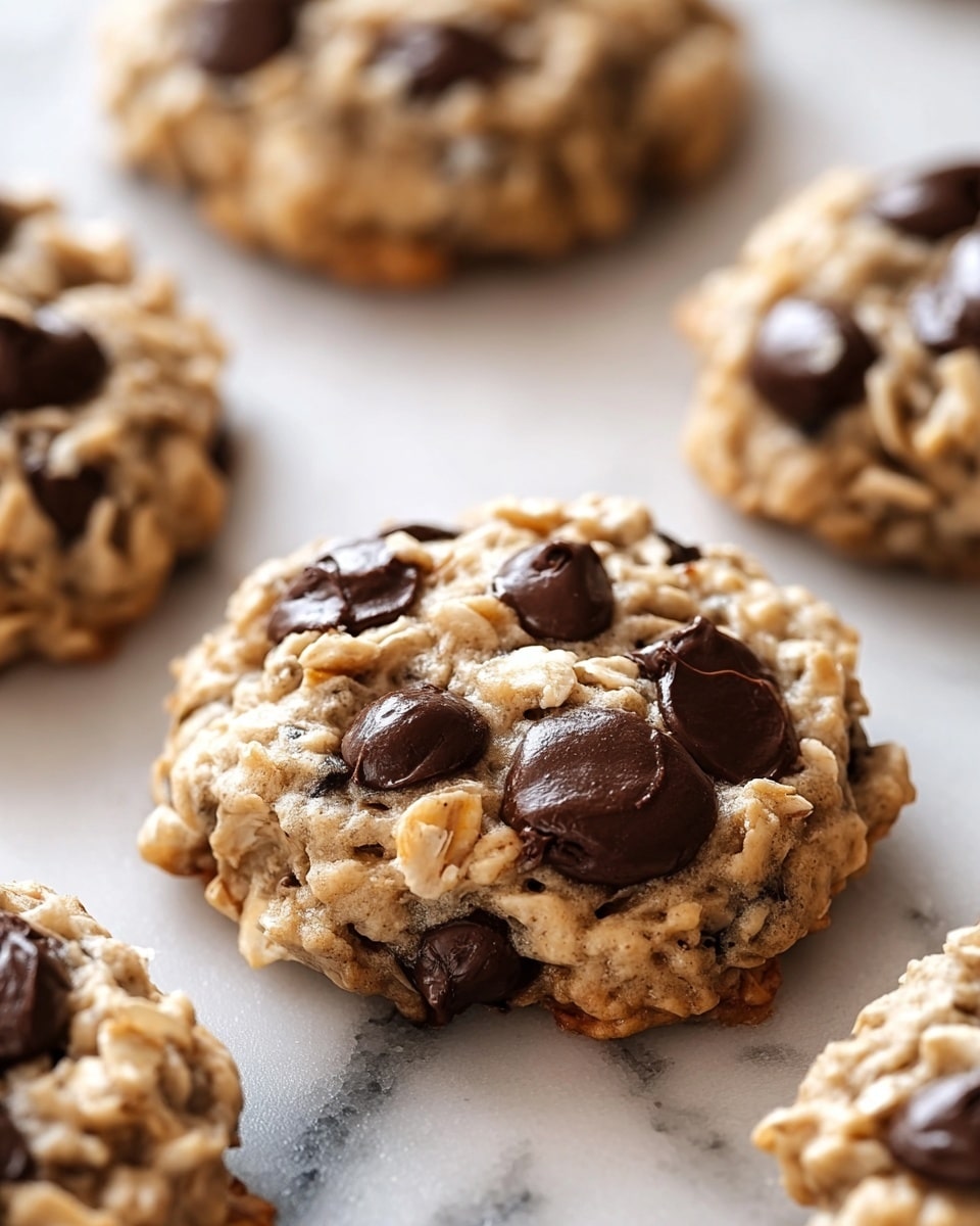 Healthy No-Sugar, No-Flour Cookies with Bananas, Oats, and Dark Chocolate Recipe - Recipe Image