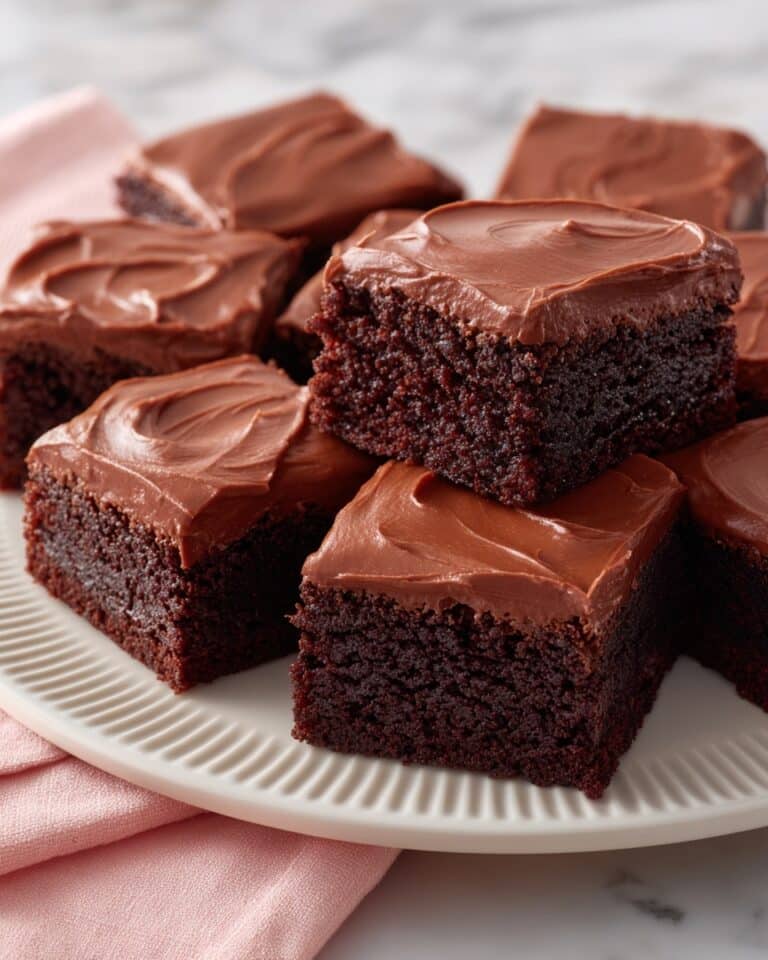 Chocolate Frosted Brownies Recipe