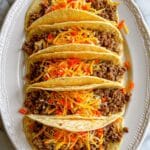 Melty Mac & Cheese Burger Tacos Recipe