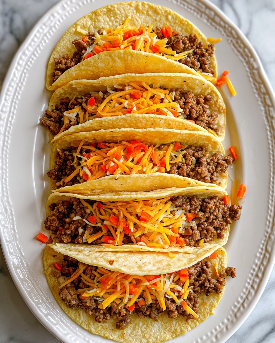 Melty Mac & Cheese Burger Tacos Recipe