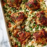 No-Peek Chicken Casserole with Creamy Rice and Vegetables Recipe