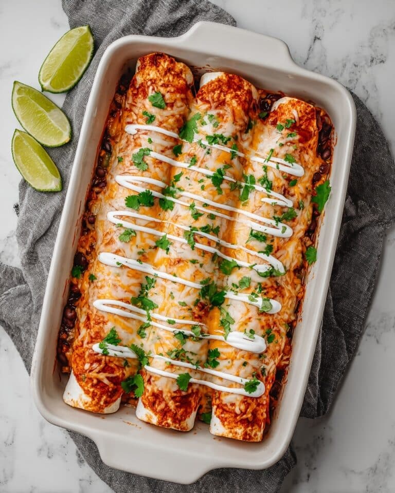 Veggie and Black Bean Enchiladas Recipe