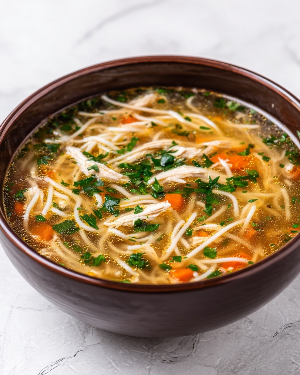 Cozy Chicken Vermicelli Soup Recipe - Recipe Image
