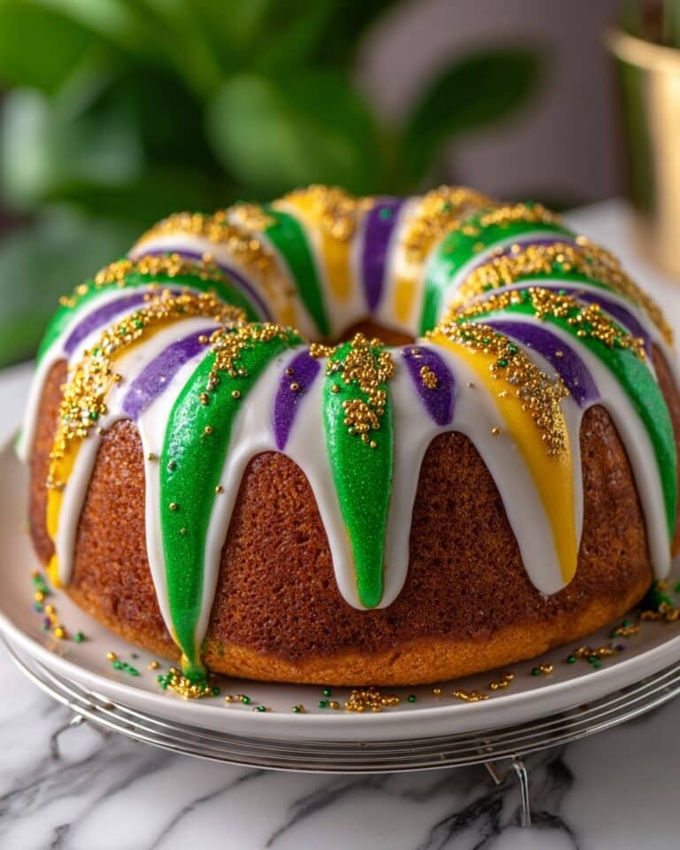Easy Mardi Gras King Cake Recipe