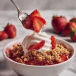Strawberry Rhubarb Baked Oatmeal Recipe