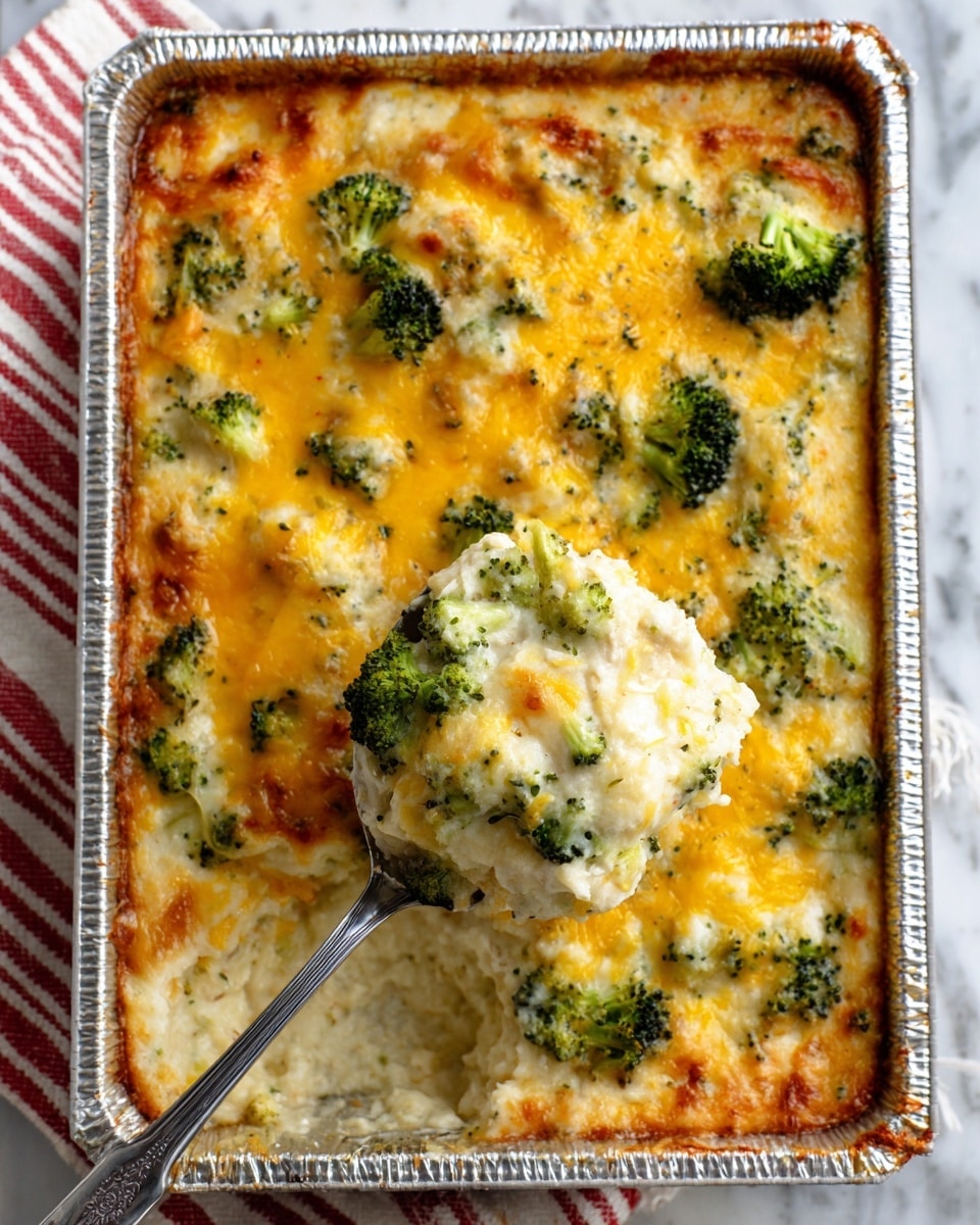 Broccoli Cheese Rice Casserole (Green Rice Casserole Recipe) Recipe - Recipe Image