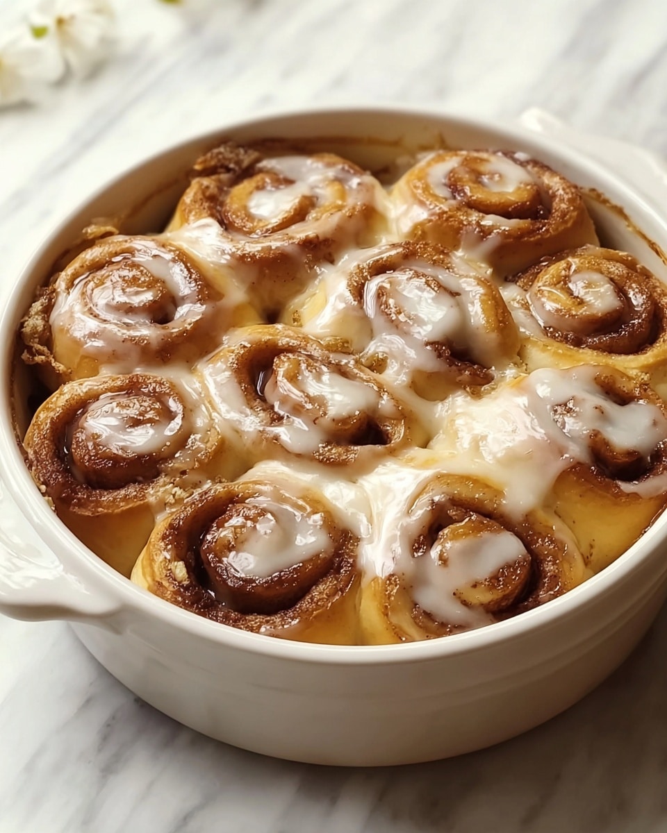 Cinnamon Roll Apple Bake Recipe - Recipe Image