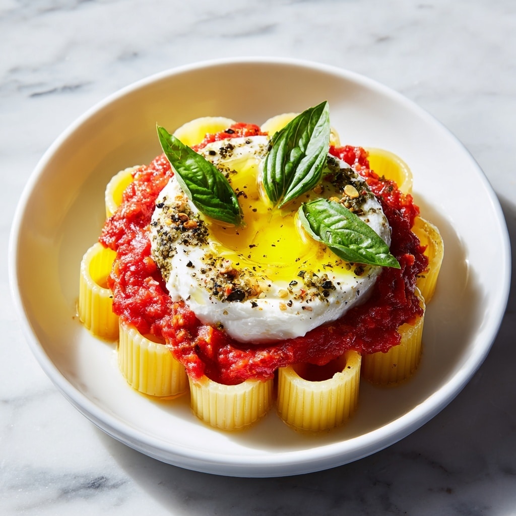 Sweet Garlic Tomato & Basil Casarecce Recipe