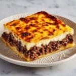 Breakfast Casserole with Crescent Rolls, Sausage, and Cheddar Recipe